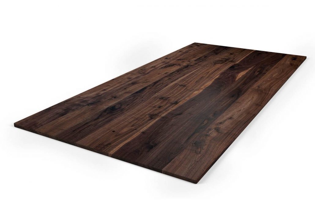 Plateaux de table en bois massif avec petit noeud et aubier fabriquer sur mesure au québec par l'ébénisterie de Lanaudière